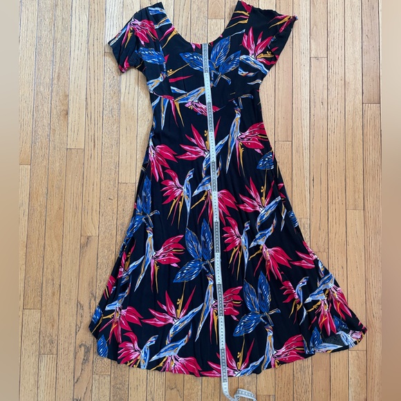 Vintage Tropical/Floral Print Mango Moon Women’s dress Size Small - Picture 12 of 12